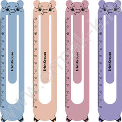 Закладка фигурная "Soft Manga" пластиковые /набор - 4шт./ ассорти NEW | Фото 1