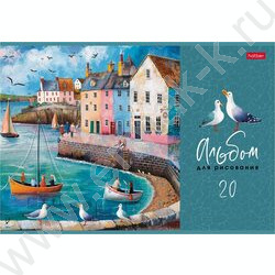 Альбом д/рисования 20л "Тихая бухта" NEW | Фото 1