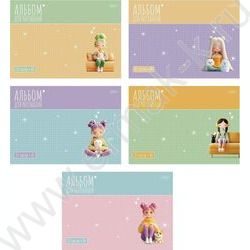 Альбом д/рисования 20л "Уютные моменты" /тиснение/ ассорти NEW | Фото 1