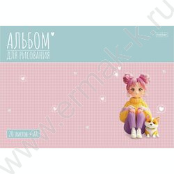 Альбом д/рисования 20л "Уютные моменты" /тиснение/ ассорти NEW | Фото 6