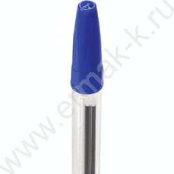 Ручка шар 1мм, линия письма 0,7мм, "C-51" синяя /прозр.корпус NEW | Фото 5