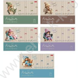 Альбом д/рисования 24л "Sweet time" 5видов NEW | Фото 1