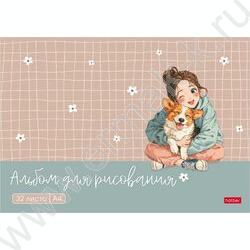 Альбом д/рисования 32л "Пушистые объятия" 5видов NEW | Фото 5