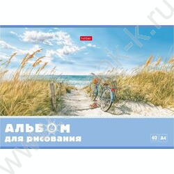 Альбом д/рисования 40л "Светлые горизонты" /тиснение/ 5видов NEW | Фото 5