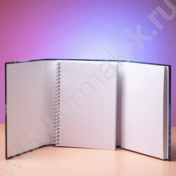 Скетчбук  80-50л А5 спираль закрытая "Королева ночи" тв.обл.с клапаном на резинке,без линовки NEW | Фото 3