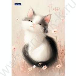 Блокнот  40л А5 "Flossy" /отрывная склейка, мат.ламинация,клетка NEW | Фото 1