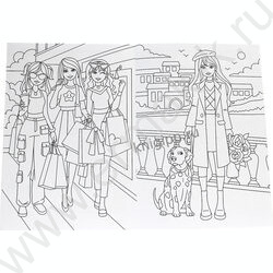 Раскраска с солнечными очками. А4 Будь в тренде NEW | Фото 3