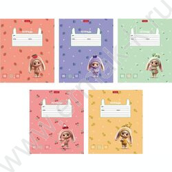 Тетрадь  12л клетка "Berri-Фрутоняшки" /тиснение/ 5видов NEW | Фото 1