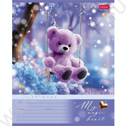 Тетрадь  12л клетка "Лилу" 5видов NEW | Фото 5