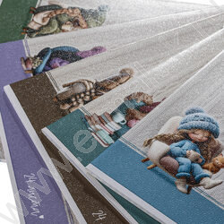 Тетрадь  24л клетка "Sweet time" тиснение/ ассорти NEW | Фото 7