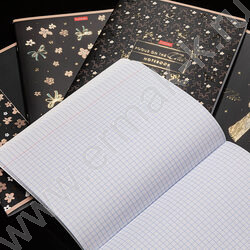 Тетрадь  48л клетка "Модный шик" /3D фольга /мат.лам. /5видов NEW | Фото 8