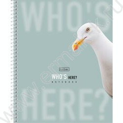 Тетрадь  96л клетка/спираль "Кто здесь?" /мат.лам/ ассорти NEW | Фото 3