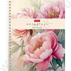 Тетрадь  96л клетка/спираль/перфорация на отрыв/многоцветный срез "Ботаника" /ламинация Soft-tou NEW | Фото 3