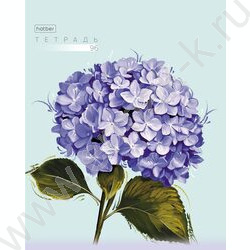 Тетрадь  96л клетка "Красочные лепестки" /тиснение/ 5видов NEW | Фото 5
