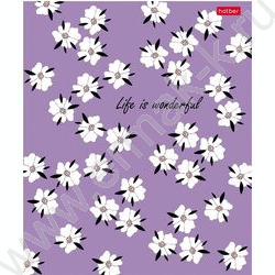 Тетрадь  96л клетка "Музыка цветов" /тиснение/ 5видов NEW | Фото 6