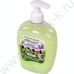 Мыло-крем жидкое детское"Алоэ"  500мл с дозатором NEW | Фото 2