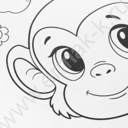 Раскраска А4 Малышка капибара NEW | Фото 6