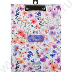 Клипборд А4 мат.ламин. с зажимом Цветочное очарование NEW | Фото 1