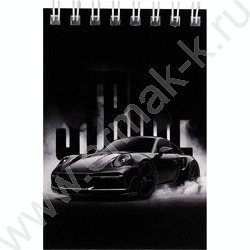 Блокнот  40л А7 спираль "Страйк" /УФ-лак сплошной/ NEW | Фото 1