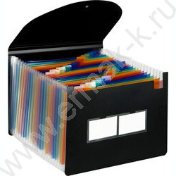 Папка на резинке д/хранения документов А4, 25 отделений /черный NEW | Фото 7