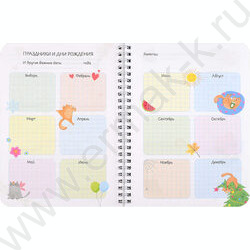 Личный дневник д/девочек А5 40л "Девочка с котёнком" спираль NEW | Фото 7