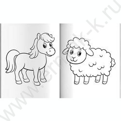 Раскраска 215*280 Моя первая раскраска.Домашние животные NEW | Фото 2