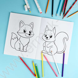 Раскраска 215*280 Моя первая раскраска.Дикие животные NEW | Фото 4