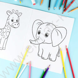 Раскраска 215*280 Моя первая раскраска.Дикие животные NEW | Фото 6