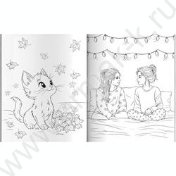 Раскраска 215*280 Для девочек с наклейками NEW | Фото 2