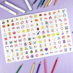 Раскраска 215*280 Для девочек с наклейками NEW | Фото 4