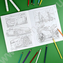 Раскраска 215*280 Для мальчиков с наклейками NEW | Фото 4