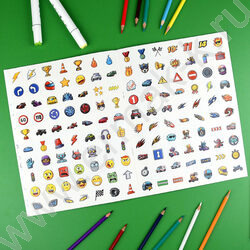 Раскраска 215*280 Для мальчиков с наклейками NEW | Фото 8