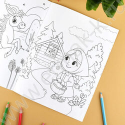 Раскраска 215*280 Сказочная раскраска.Любимые герои NEW | Фото 8