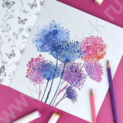 Раскраска 215*215 Творческая раскраска.Цветы NEW | Фото 6