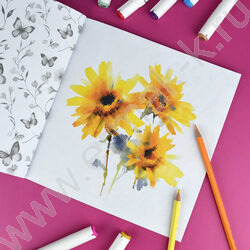 Раскраска 215*215 Творческая раскраска.Цветы NEW | Фото 8