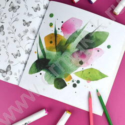 Раскраска 215*215 Творческая раскраска.Цветы NEW | Фото 9