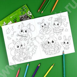 Раскраска 165*205 Весёлые рисунки.Озорные каникулы NEW | Фото 5