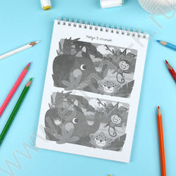 Раскраска 150*210 Скетч-раскраска для развития креативности.Мастерская чудес NEW | Фото 6