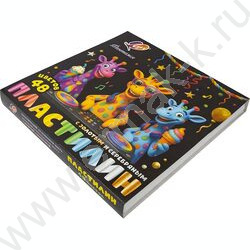 Пластилин 48цв 636г Фантазия классический + пастелный + золотой + серебряный +стек NEW | Фото 3