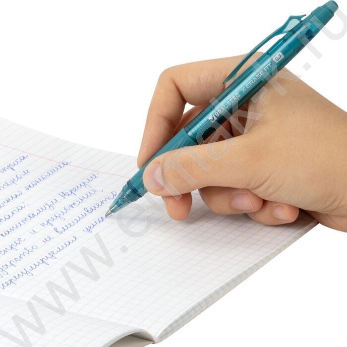 Ручка шар Пиши-стирай авт синяя 0,7мм "X-ERASE RT MORANDI COLOR" /ассорти | Фото 8