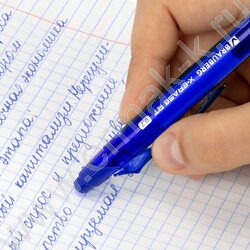 Ручка шар Пиши-стирай авт синяя 0,7мм "X-ERASE RT" /цв.корпуса - синий | Фото 9