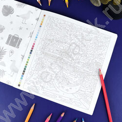 Раскраска 215*215 Картины по номерам.3-в-1 Путешествия NEW | Фото 6