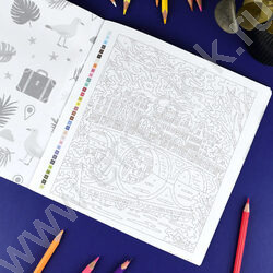 Раскраска 215*215 Картины по номерам.3-в-1 Путешествия NEW | Фото 8