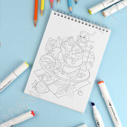 Раскраска 150*210 Скетч-раскраска.Классные девчонки NEW | Фото 8