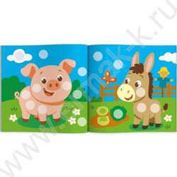 Книжка с наклейками Цветные кружочки.Домашние животные NEW | Фото 2