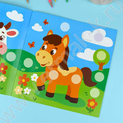 Книжка с наклейками Цветные кружочки.Домашние животные NEW | Фото 4