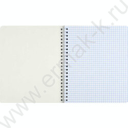 Тетрадь  80л клетка/спираль/пластик.обл. "Лепестки" NEW | Фото 4