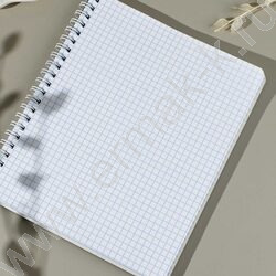 Тетрадь  80л клетка/спираль/пластик.обл. "Лепестки" NEW | Фото 9