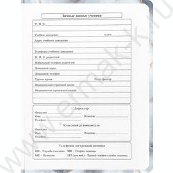 Дневник 1-11кл. /тв.обл./мат.лам./тиснение фольгой "Нежный мрамор-3" NEW | Фото 3