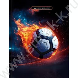 Дневник 1-4кл. /тв.обл./глянец "Футбольный мяч-26" NEW | Фото 2